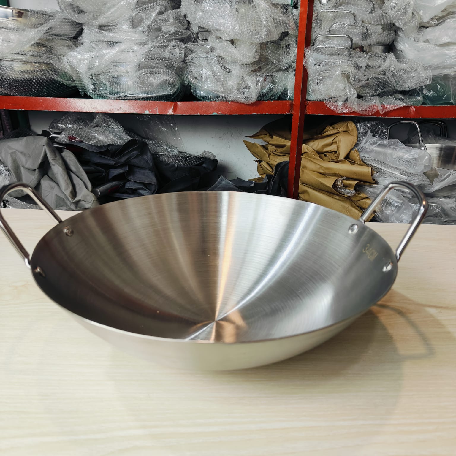 28cm Stainless Steel Chinese Korai (Majuni Free 3 Pcs)